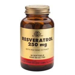 RESVERASTROL 250MG 30COM SOLGAR