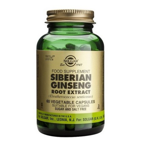 GINSENG SIBERIANO 60CAP SOLGAR