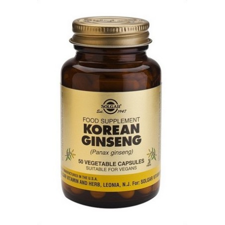 GINSENG COREANO 50CAP SOLGAR
