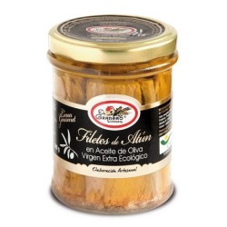FILETES DE ATUN BIO,TARRO 195 g
