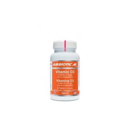 VITAMINA D3 5000ui 30CAP AIRBIOTIC (ULTIMAS UNIDADES)