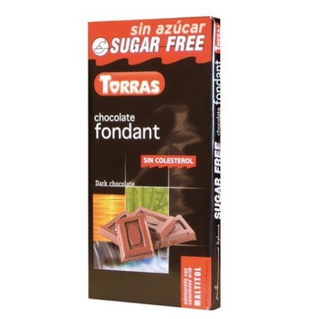 CHOCOLATE NEGRO SIN AZUCAR TABLETA, 75 g