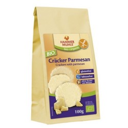 CRACKERS SNACKS CON PARMESANO BIO, 100 g