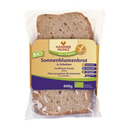 PAN CON PIPAS DE GIRASOL BIO, 400 g MUHLE