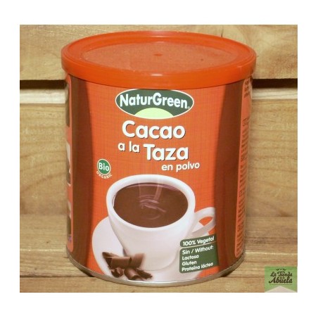 NATURGREEN CHOCOLATE A LA TAZA POLVO 250GR